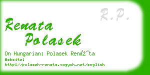 renata polasek business card